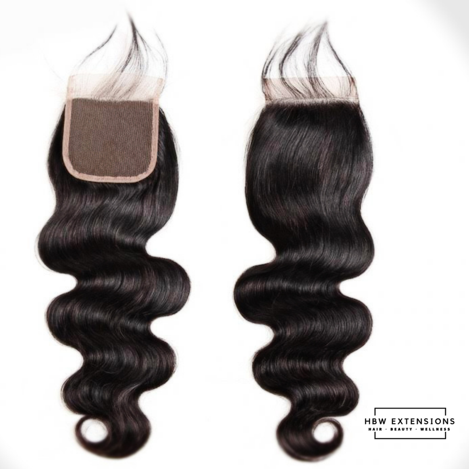 4 x 4 Straight / Loose Body Wave Swiss Lace Closure